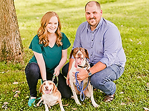 Dr Freeman with her family