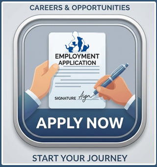 Apply online to work at Blue Springs Animal Hospital and Pet Resort