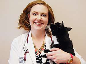 Veterinarian Melissa Morehead at Blue Springs Animal Hospital